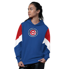 Royal Chicago Cubs Starter Women's Scrimmage Pullover Hoodie