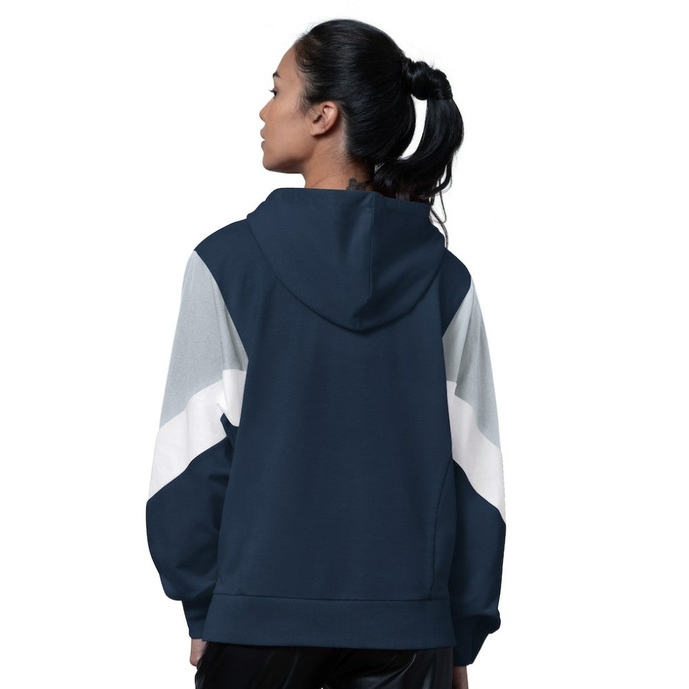 Navy New York Yankees Starter Women's Scrimmage Pullover Hoodie
