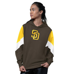 Brown San Diego Padres Starter Women's Scrimmage Pullover Hoodie