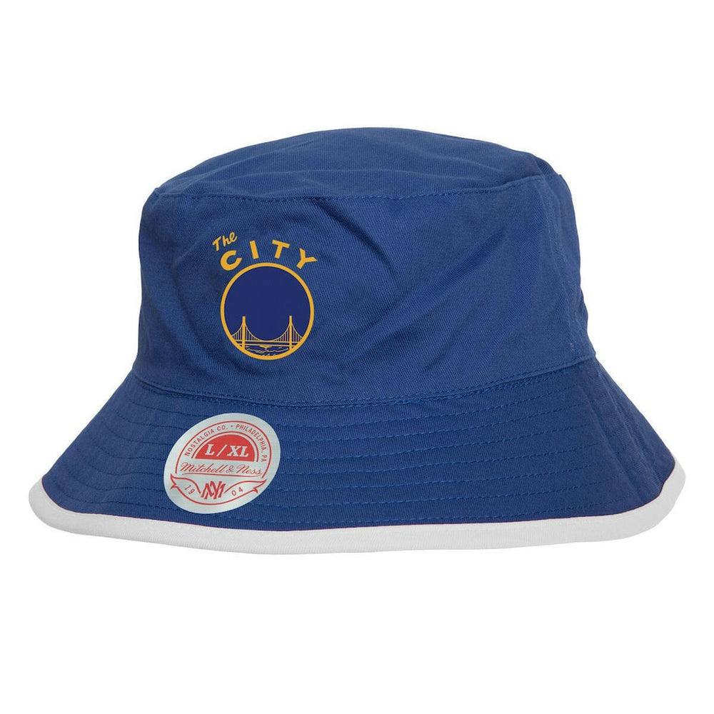 Mitchell & Ness Golden State Warriors Flip It Reversible Bucket Hat sale