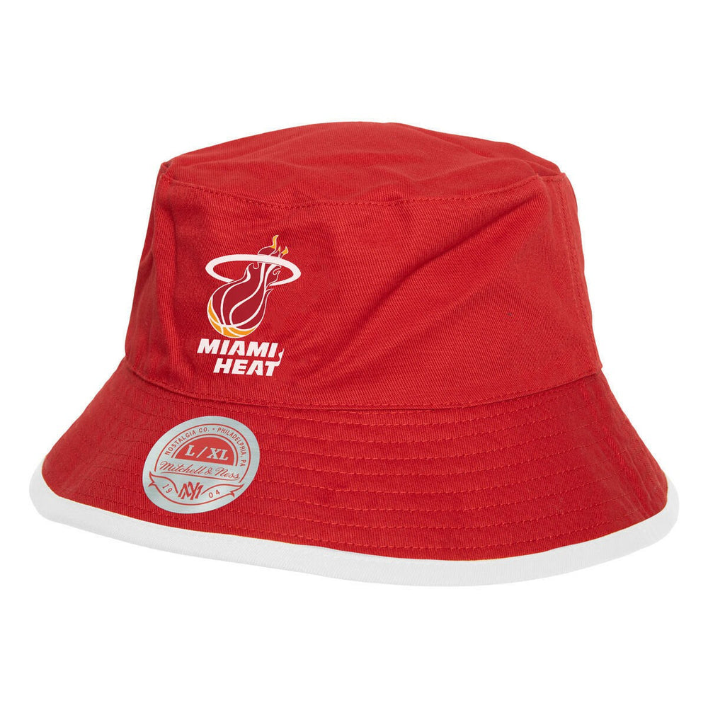 Mitchell & Ness Miami Heat Flip It Reversible Bucket Hat