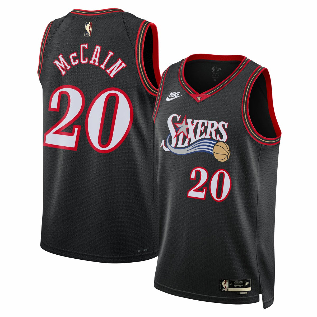 Nike Jared McCain Philadelphia 76ers Unisex Swingman Jersey