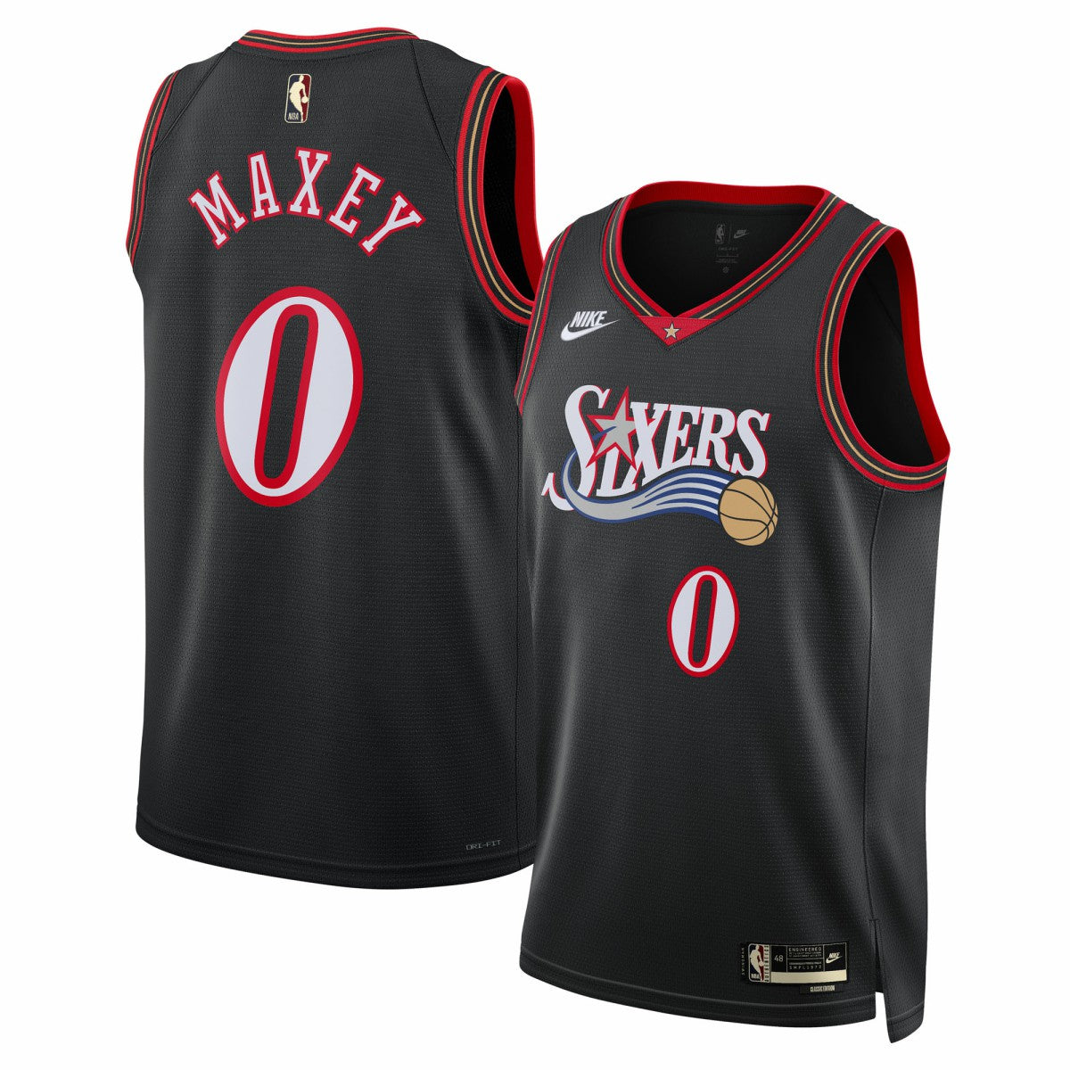Nike Tyrese Maxey Philadelphia 76ers Unisex Swingman Jersey