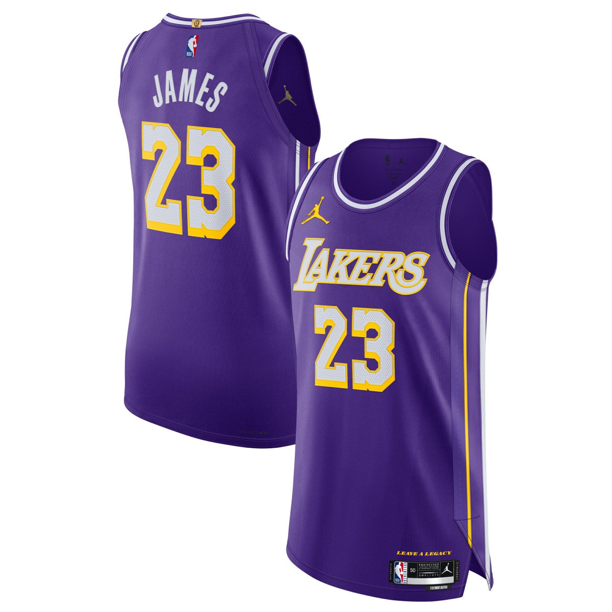 LeBron James Los Angeles Lakers Jordan Brand Unisex 2025/26 Authentic Jersey