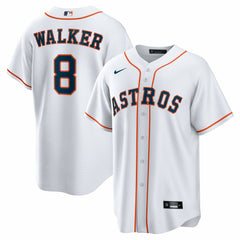 White Christian Walker Houston Astros Nike Home Replica Jersey