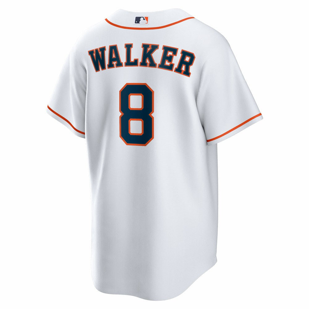 White Christian Walker Houston Astros Nike Home Replica Jersey