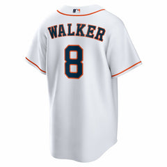 White Christian Walker Houston Astros Nike Home Replica Jersey