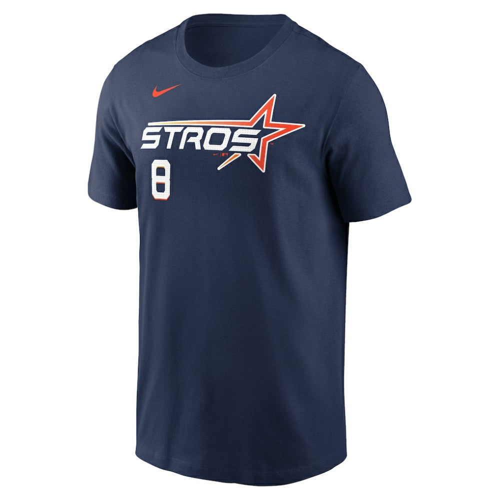 Navy Christian Walker Houston Astros Nike 2025 City Connect Fuse Name & Number T-Shirt