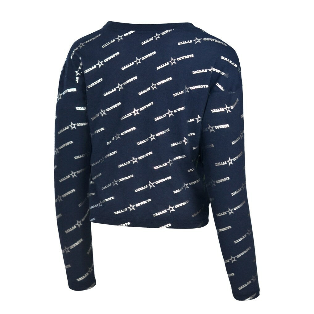 Lauren James Foil Long Sleeve T-Shirt - Dallas Cowboys T-shirts