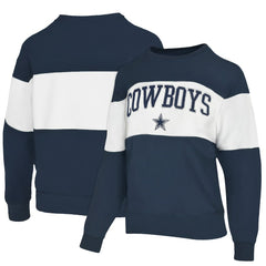 Lauren James Women's Bling Colorblock Terry Sweatshirt - Dallas Cowboys Sweatshirts