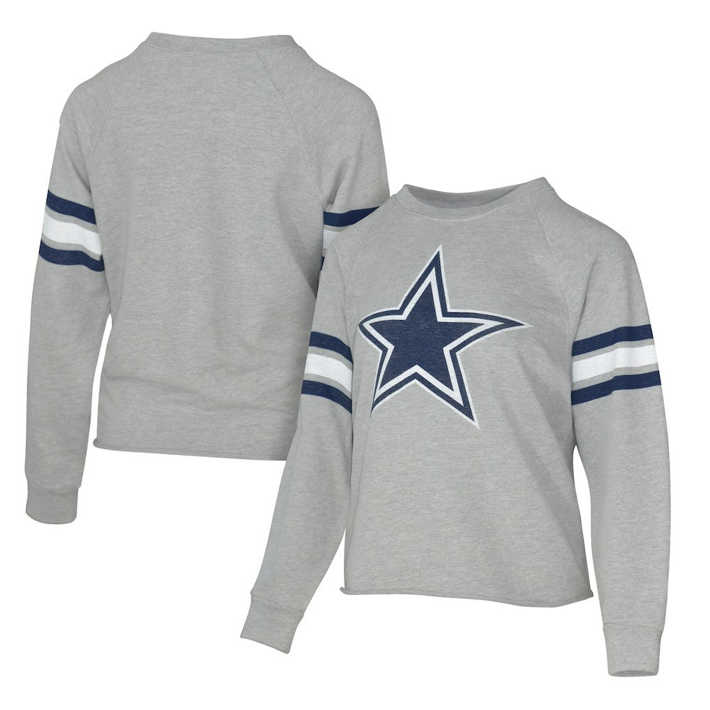 Lauren James Women's Raglan Terry Sweatshirt - Dallas Cowboys Sweatshirts