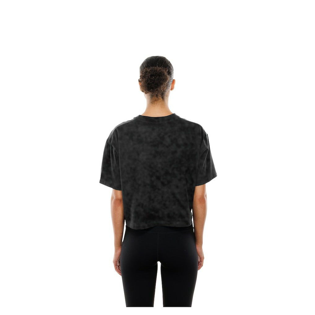 Women's Boxy Cropped Sport Night Mineral Wash T-Shirt - Dallas Cowboys T-shirts