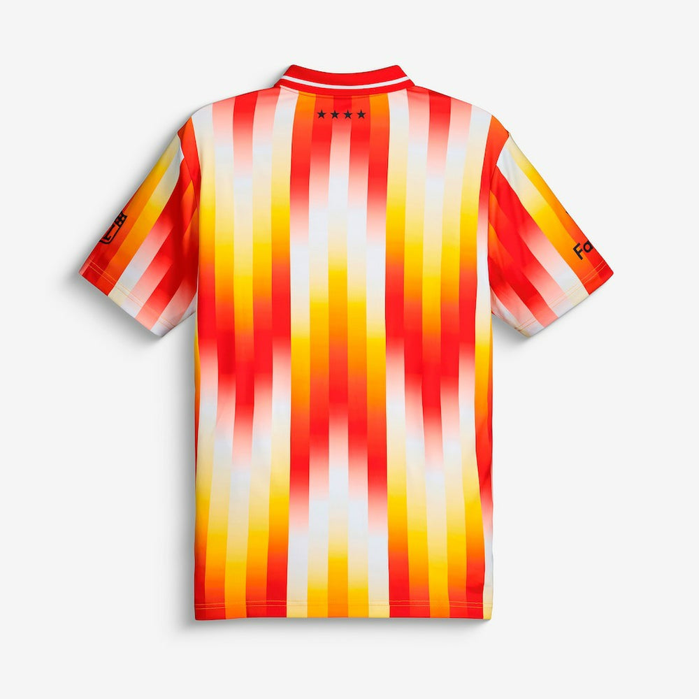 NFL Football x Football Collared Fan Top - Kansas City Chiefs Tops
