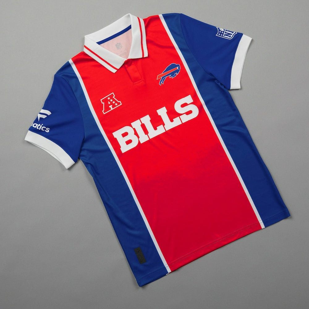 NFL Football x Football Collared Fan Top - Buffalo Bills Tops