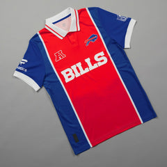 NFL Football x Football Collared Fan Top - Buffalo Bills Tops