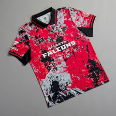 NFL Football x Football Collared Fan Top - Atlanta Falcons Tops