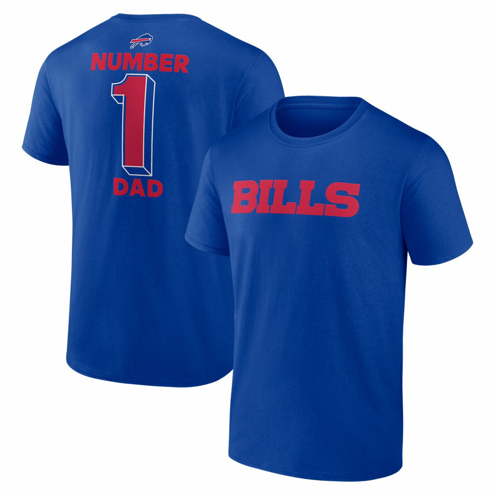 #1 Dad Jersey T-Shirt - Buffalo Bills T-shirts