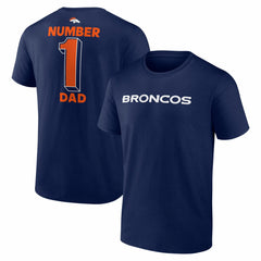 #1 Dad Jersey T-Shirt - Denver Broncos T-shirts