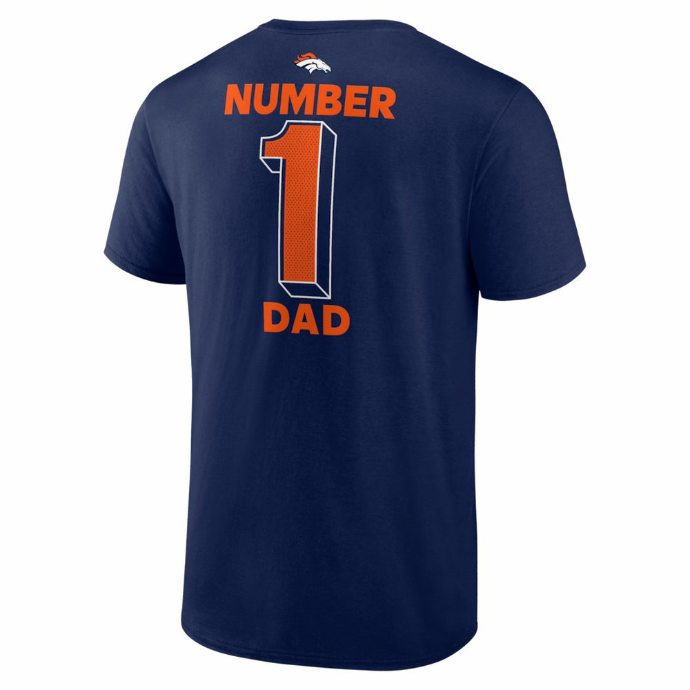 #1 Dad Jersey T-Shirt - Denver Broncos T-shirts