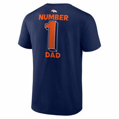 #1 Dad Jersey T-Shirt - Denver Broncos T-shirts