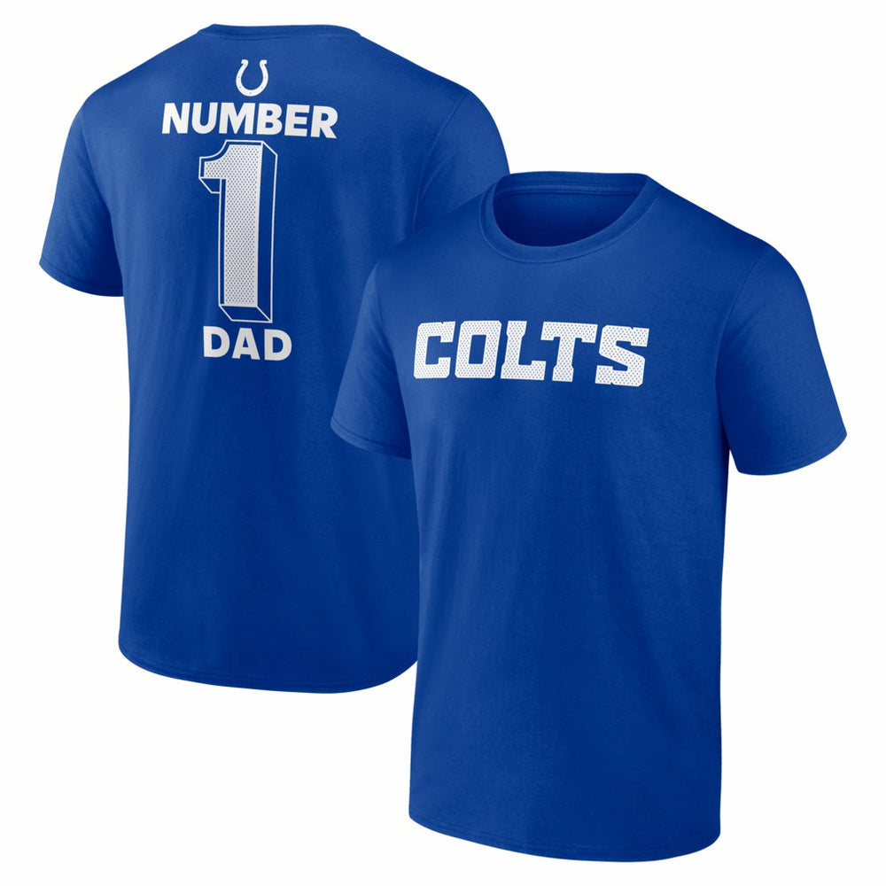 #1 Dad Jersey T-Shirt - Indianapolis Colts T-shirts