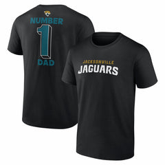#1 Dad Jersey T-Shirt - Jacksonville Jaguars T-shirts