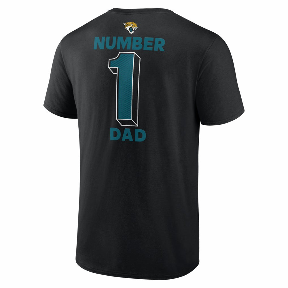 #1 Dad Jersey T-Shirt - Jacksonville Jaguars T-shirts