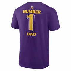 #1 Dad Jersey T-Shirt - Minnesota Vikings T-shirts