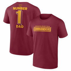 #1 Dad Jersey T-Shirt - Washington Commanders T-shirts