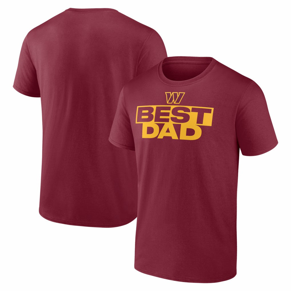 Greatest Dad T-Shirt - Washington Commanders T-shirts