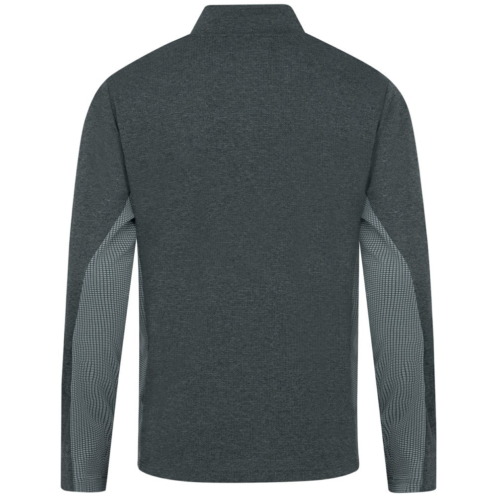 Heather Black Cincinnati Reds Levelwear Waffle Insignia 2.0 Quarter-Zip Pullover
