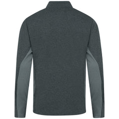 Heather Black Cincinnati Reds Levelwear Waffle Insignia 2.0 Quarter-Zip Pullover
