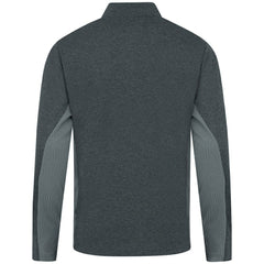 Heather Black New York Yankees Levelwear Waffle Insignia 2.0 Quarter-Zip Pullover