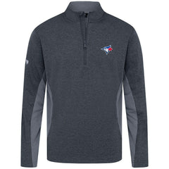 Gray Toronto Blue Jays Levelwear Waffle Insignia 2.0 Quarter-Zip Pullover Top