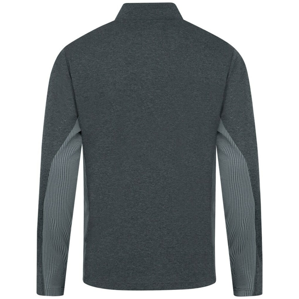 Heather Black Los Angeles Angels Levelwear Waffle Insignia 2.0 Quarter-Zip Pullover