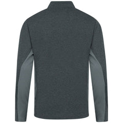 Heather Black Los Angeles Angels Levelwear Waffle Insignia 2.0 Quarter-Zip Pullover