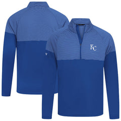 Royal Kansas City Royals Levelwear Classic Stripes Insignia 2.0 Pullover