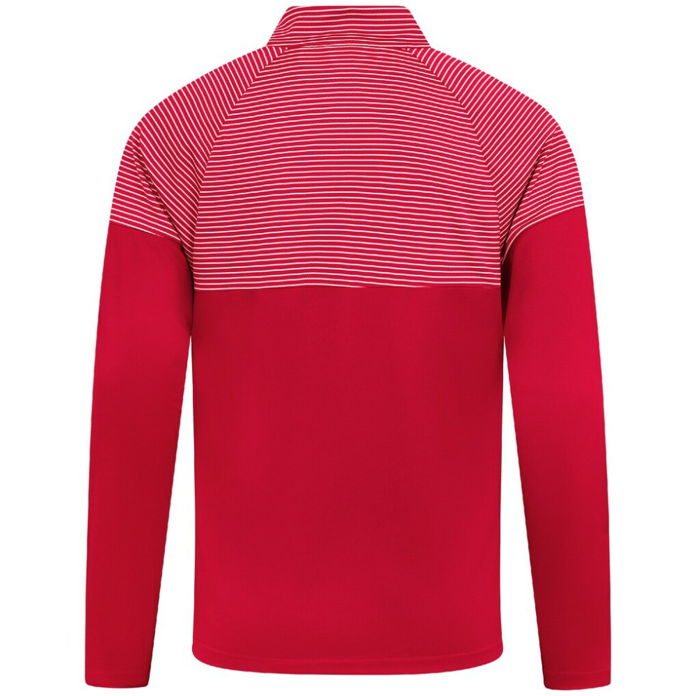 Red Los Angeles Angels Levelwear Classic Stripes Insignia 2.0 Pullover