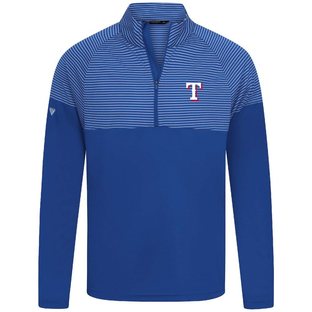 Royal Texas Rangers Levelwear Classic Stripes Insignia 2.0 Pullover