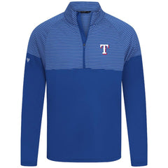 Royal Texas Rangers Levelwear Classic Stripes Insignia 2.0 Pullover