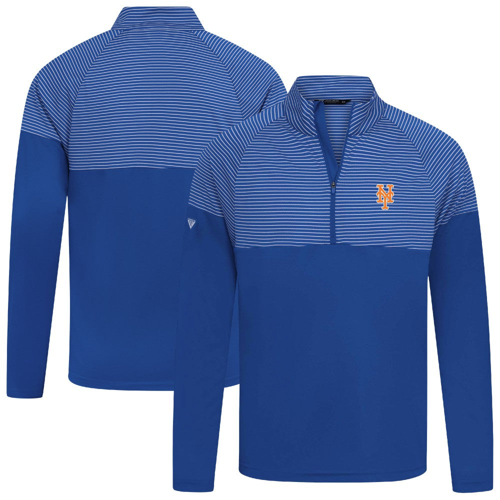 Royal New York Mets Levelwear Classic Stripes Insignia 2.0 Pullover