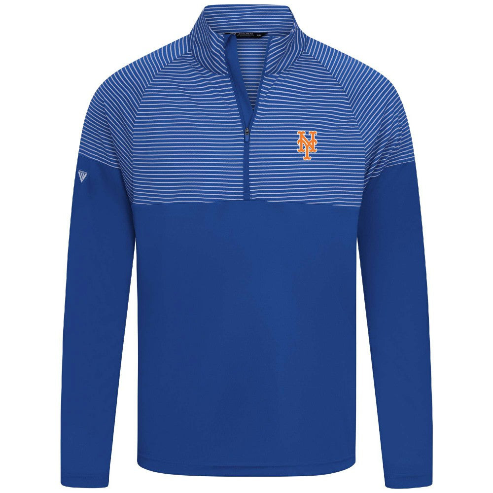Royal New York Mets Levelwear Classic Stripes Insignia 2.0 Pullover