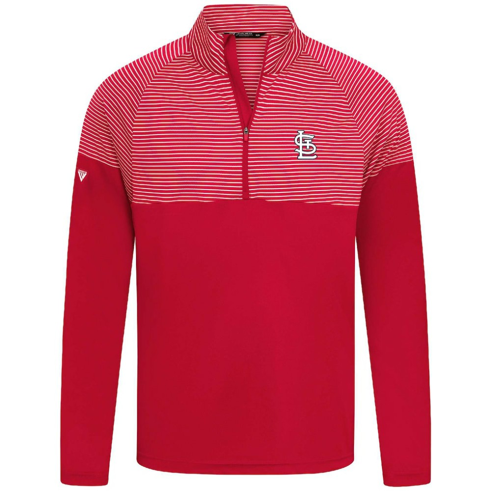 Red St. Louis Cardinals Levelwear Classic Stripes Insignia 2.0 Pullover