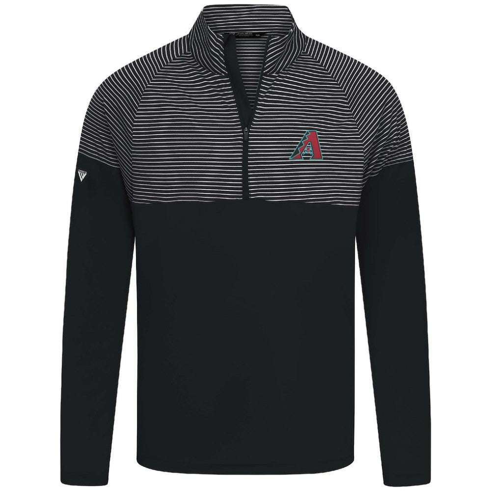 Black Arizona Diamondbacks Levelwear Classic Stripes Insignia 2.0 Pullover