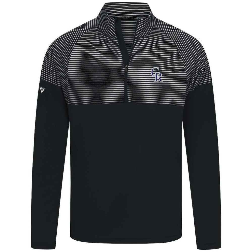 Black Colorado Rockies Levelwear Classic Stripes Insignia 2.0 Pullover