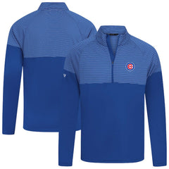 Royal Chicago Cubs Levelwear Classic Stripes Insignia 2.0 Pullover