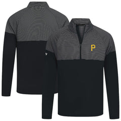 Black Pittsburgh Pirates Levelwear Classic Stripes Insignia 2.0 Pullover