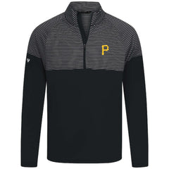 Black Pittsburgh Pirates Levelwear Classic Stripes Insignia 2.0 Pullover