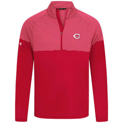 Red Cincinnati Reds Levelwear Classic Stripes Insignia 2.0 Pullover