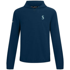 Navy Seattle Mariners Levelwear Action Insignia 2.0 Pullover Hoodie